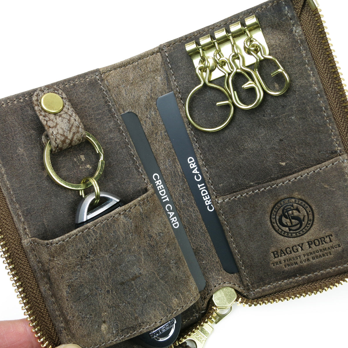 KUDU -Kudoo Leather- Smart Key Compatible Key Case ZKM903