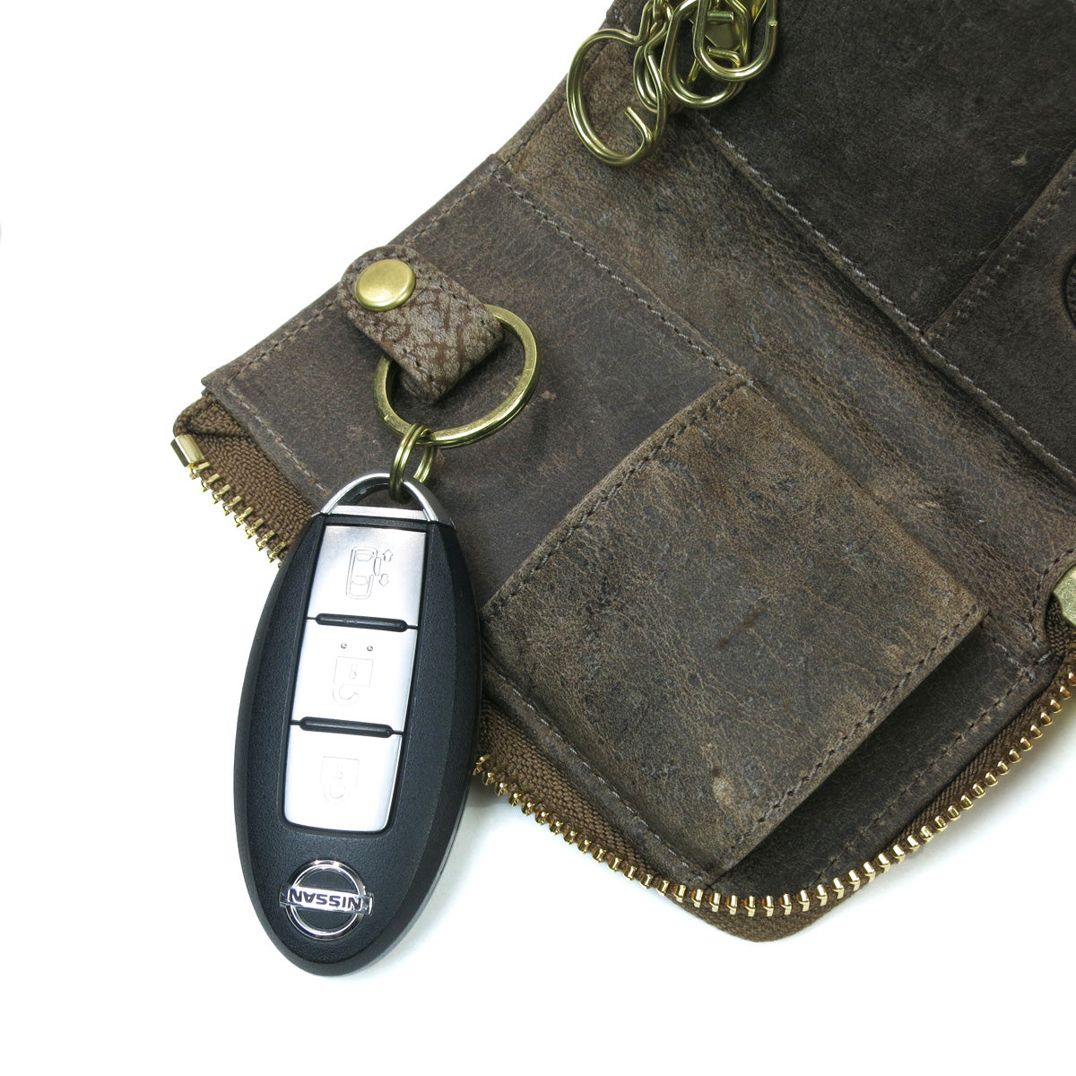 KUDU -Kudoo Leather- Smart Key Compatible Key Case ZKM903