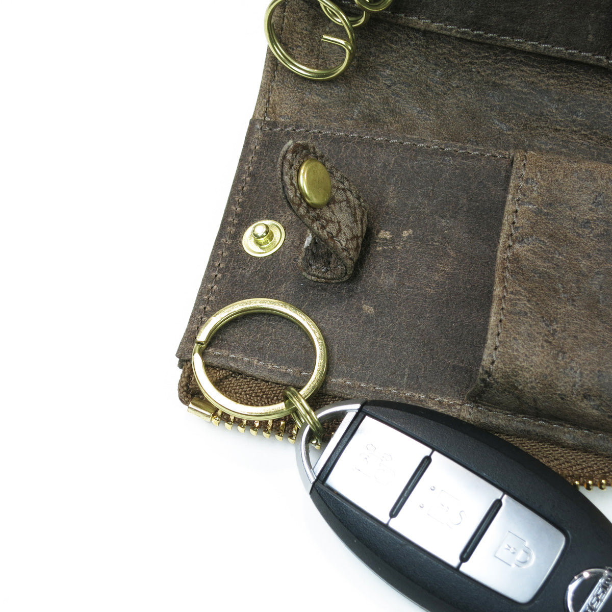 KUDU -Kudoo Leather- Smart Key Compatible Key Case ZKM903