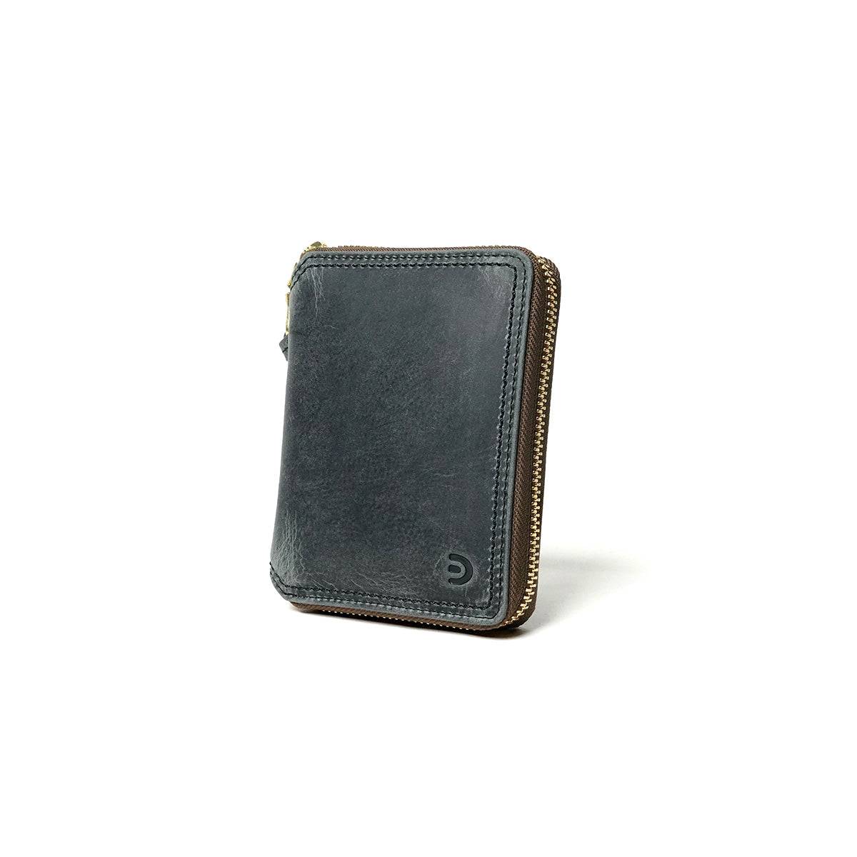KUDU -Kudoo Leather- Round Zip Compact Wallet ZKM904