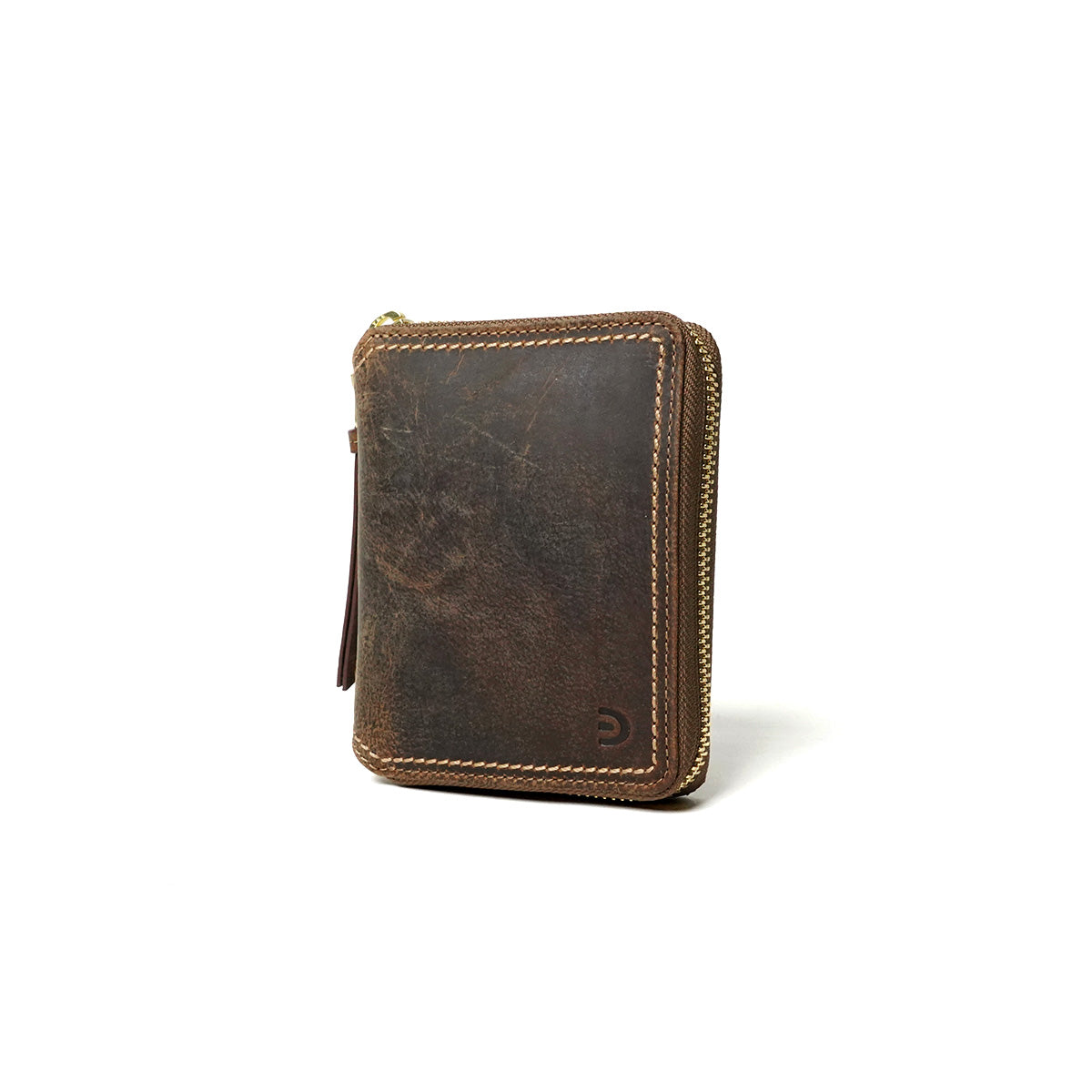 KUDU -Kudoo Leather- Round Zip Compact Wallet ZKM904