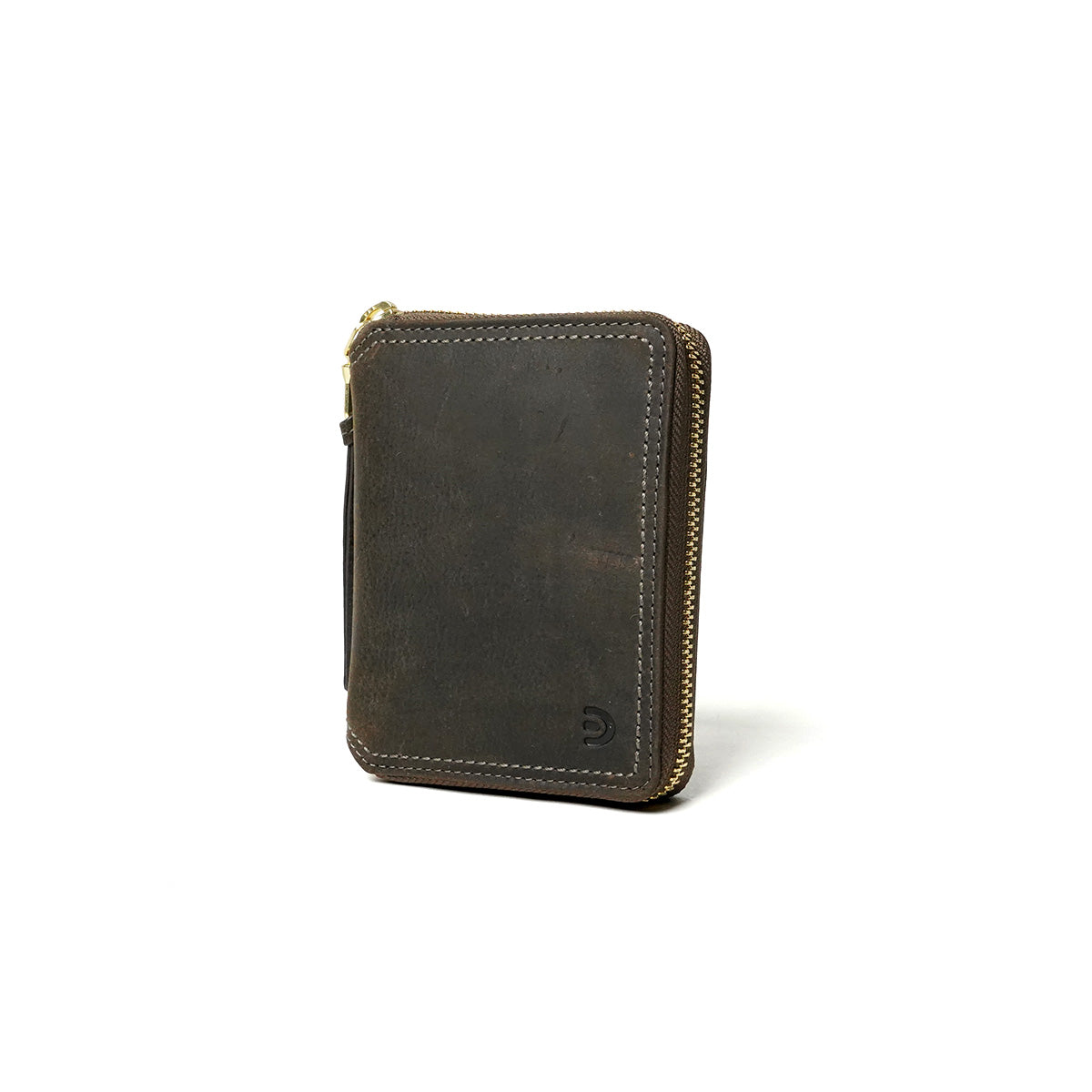 KUDU -Kudoo Leather- Round Zip Compact Wallet ZKM904