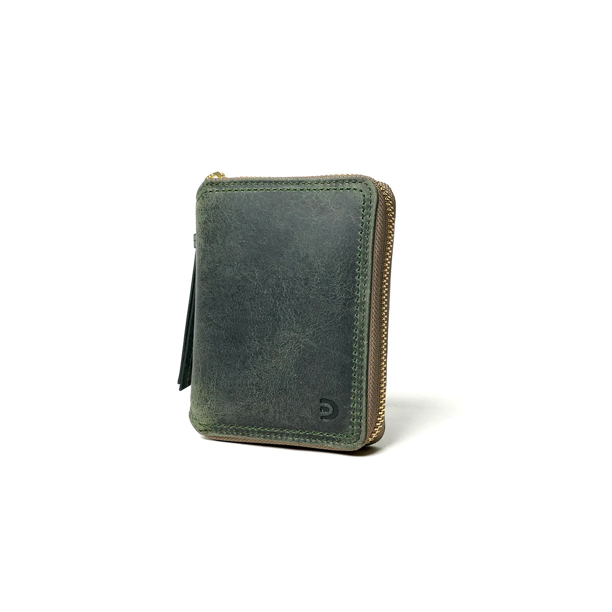 KUDU -Kudoo Leather- Round Zip Compact Wallet ZKM904