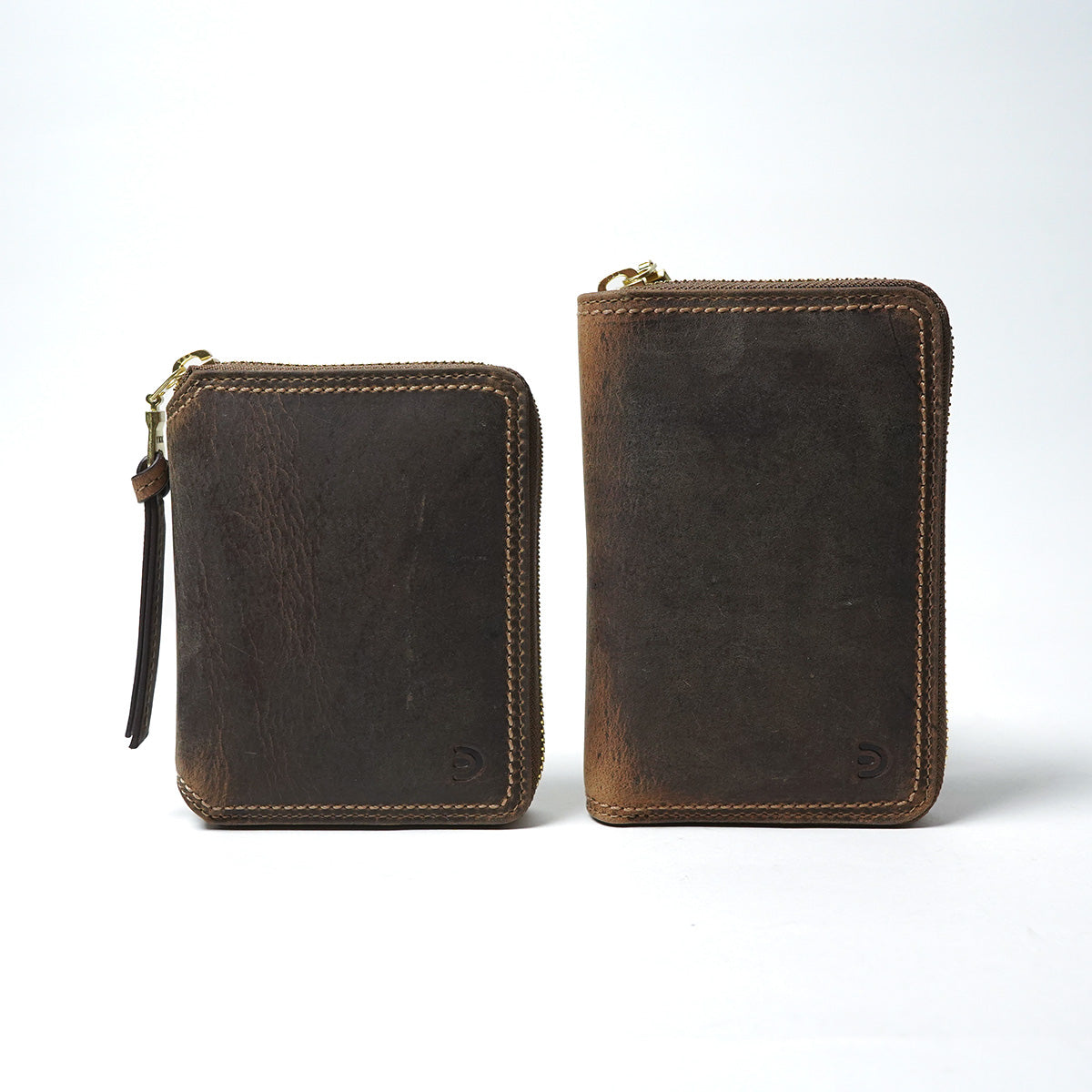 KUDU -Kudoo Leather- Round Zip Compact Wallet ZKM904