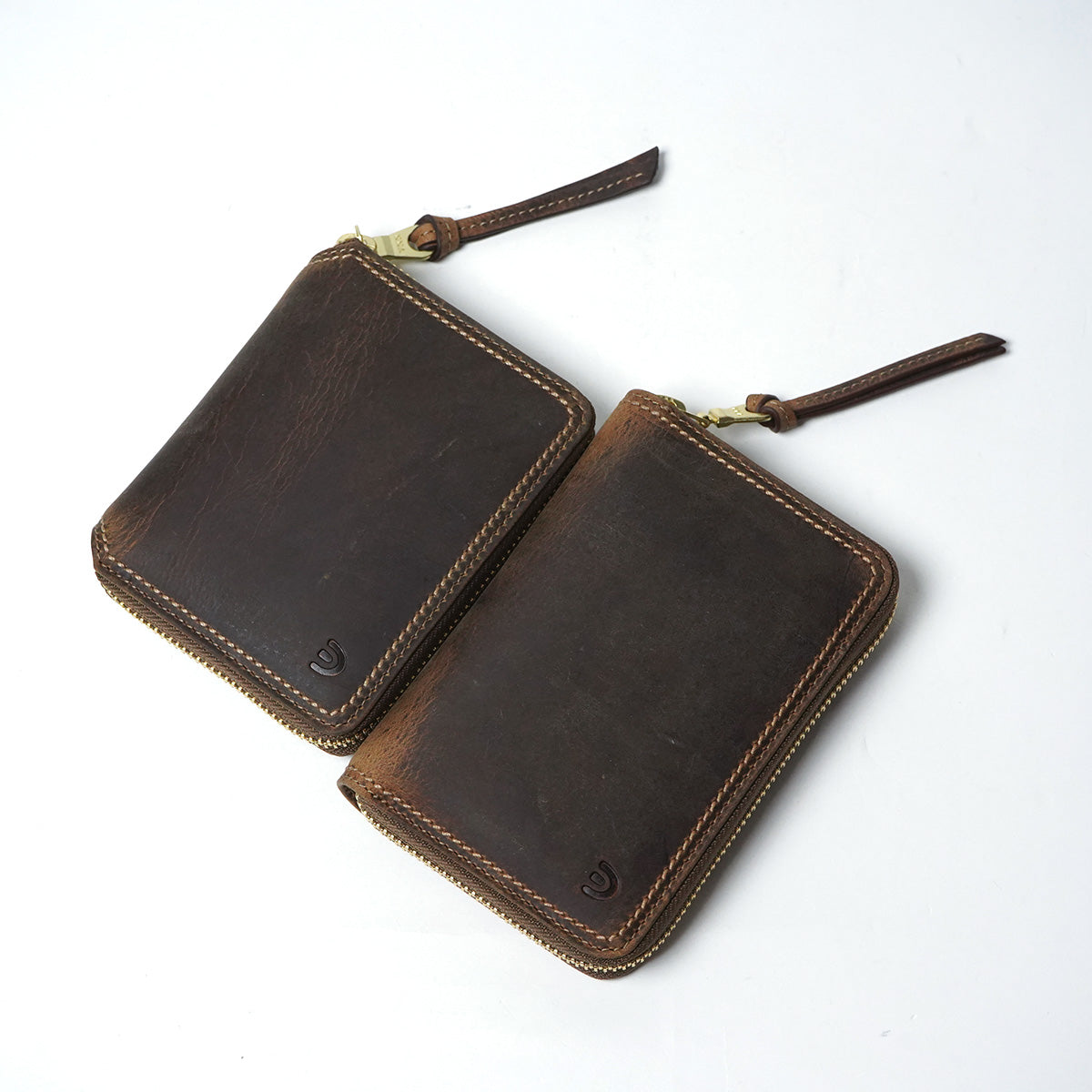 KUDU -Kudoo Leather- Round Zip Compact Wallet ZKM904
