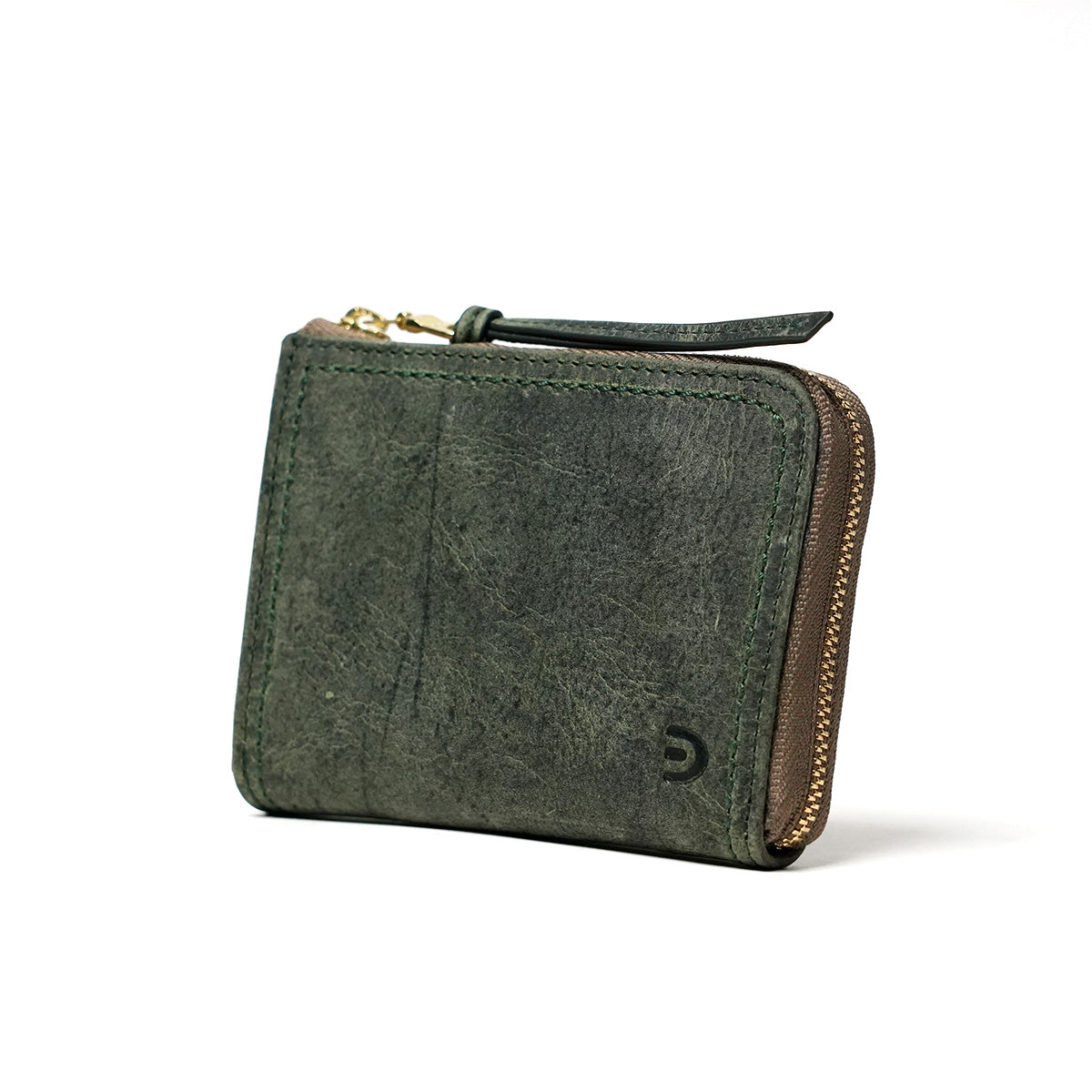 KUDU - Kudu Leather - L-shaped zipper compact wallet ZKM905