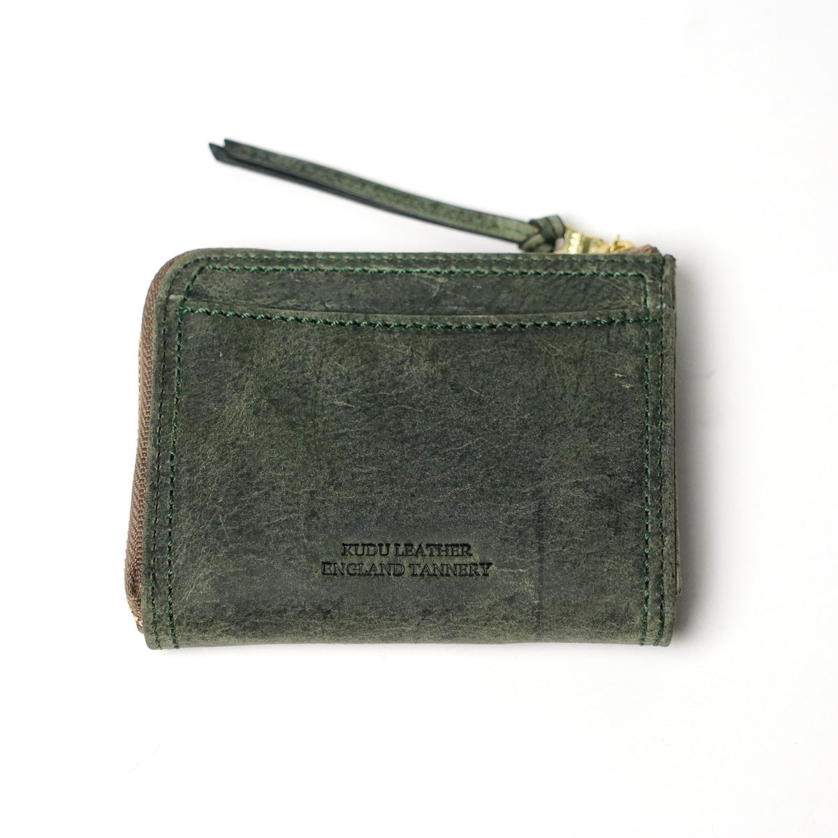 KUDU - Kudu Leather - L-shaped zipper compact wallet ZKM905