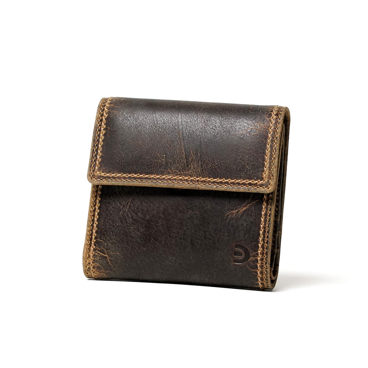 KUDU -Kudoo Leather- Compact Tri-fold Wallet ZKM906