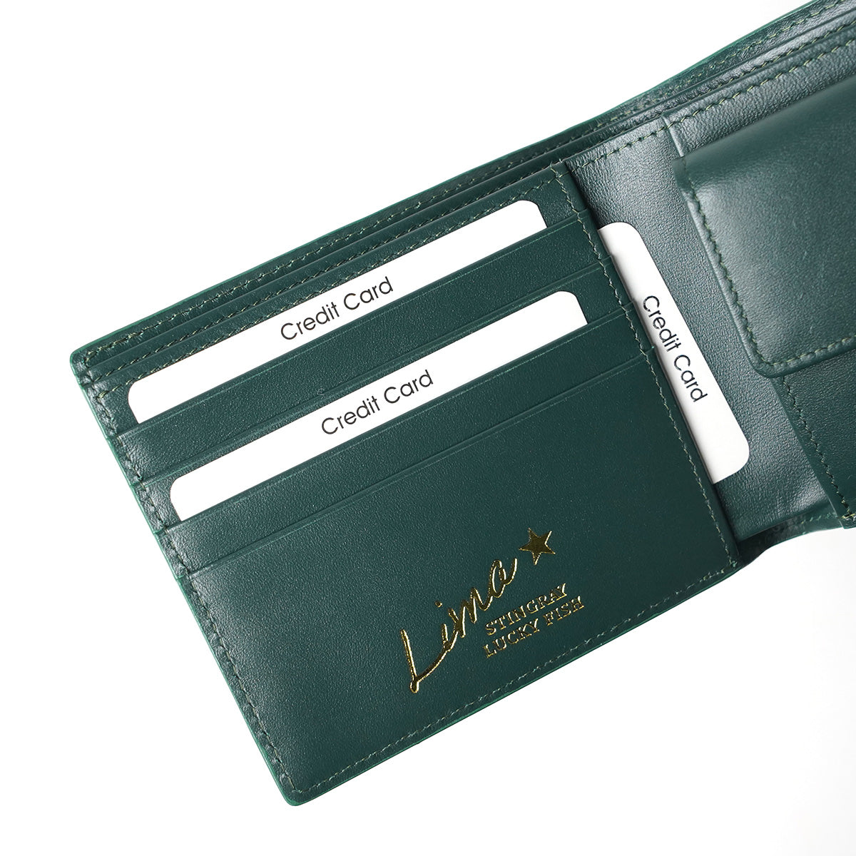 STINGRAY STAR wallet - Stingray leather - Bifold wallet ZWL6002