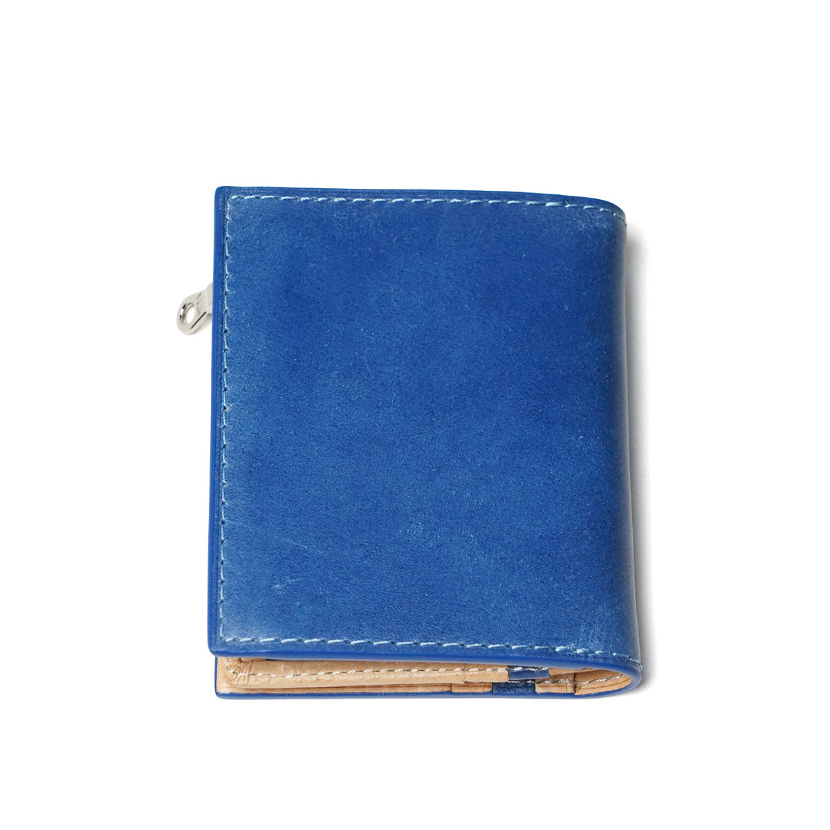 藍染め レザー コンパクトハーフ財布 ZYS082