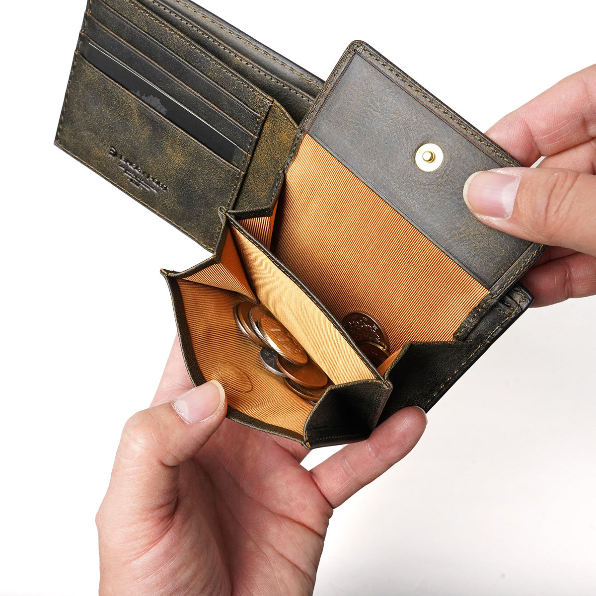 BLACK ON Bifold Wallet ZYS1102