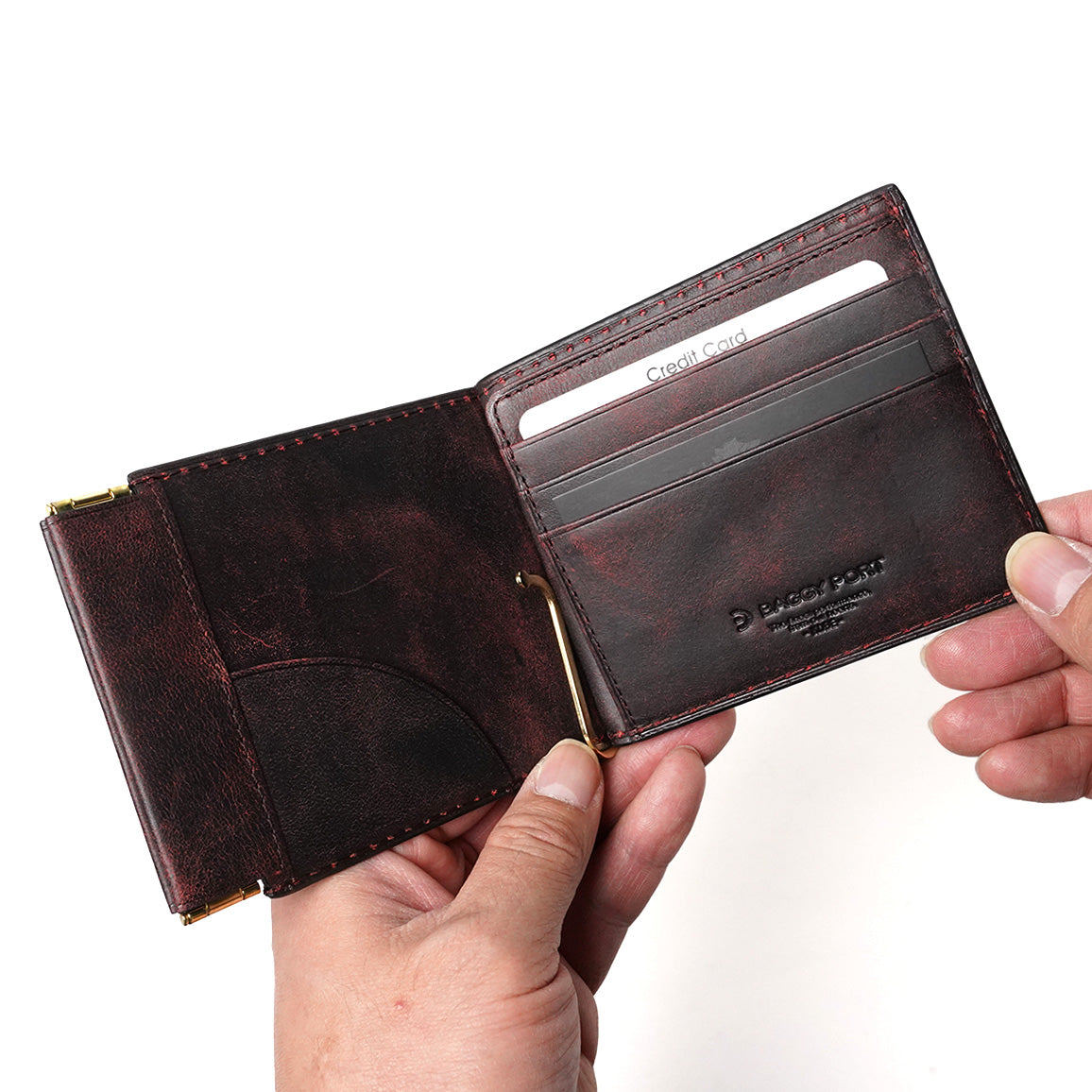 BLACK ON - Bill Clip with Spring Coin Purse ZYS1104