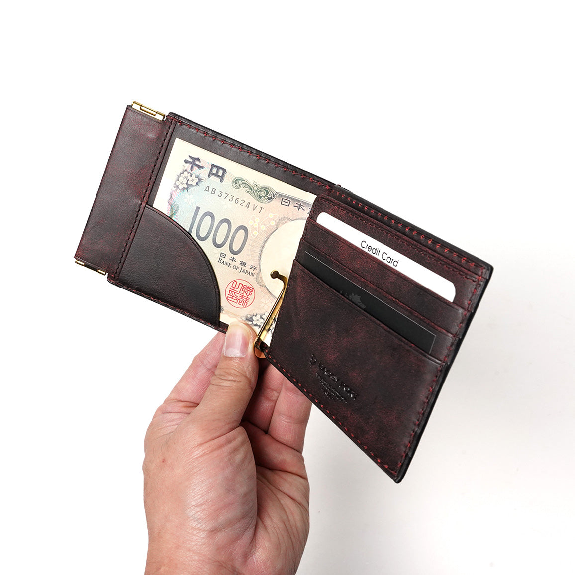 BLACK ON - Bill Clip with Spring Coin Purse ZYS1104