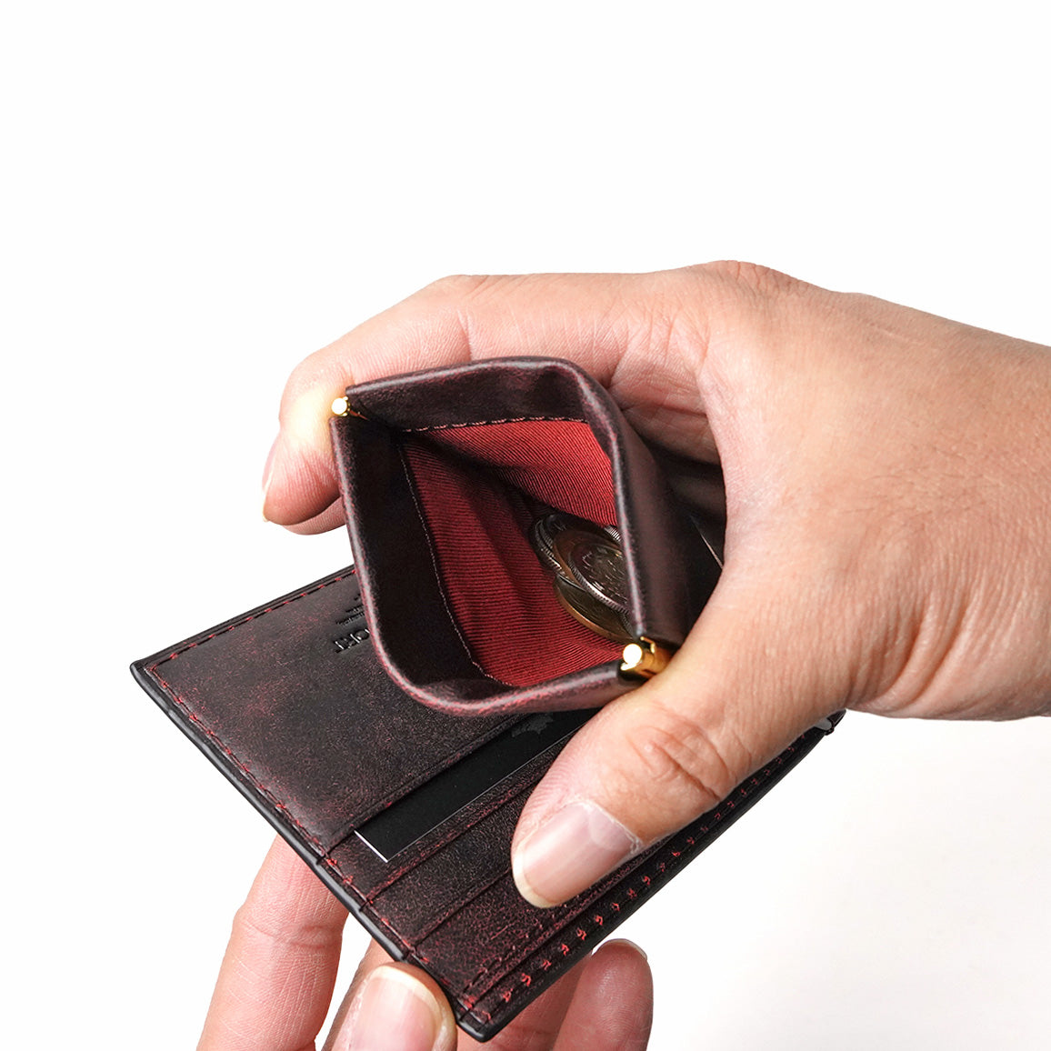 BLACK ON - Bill Clip with Spring Coin Purse ZYS1104