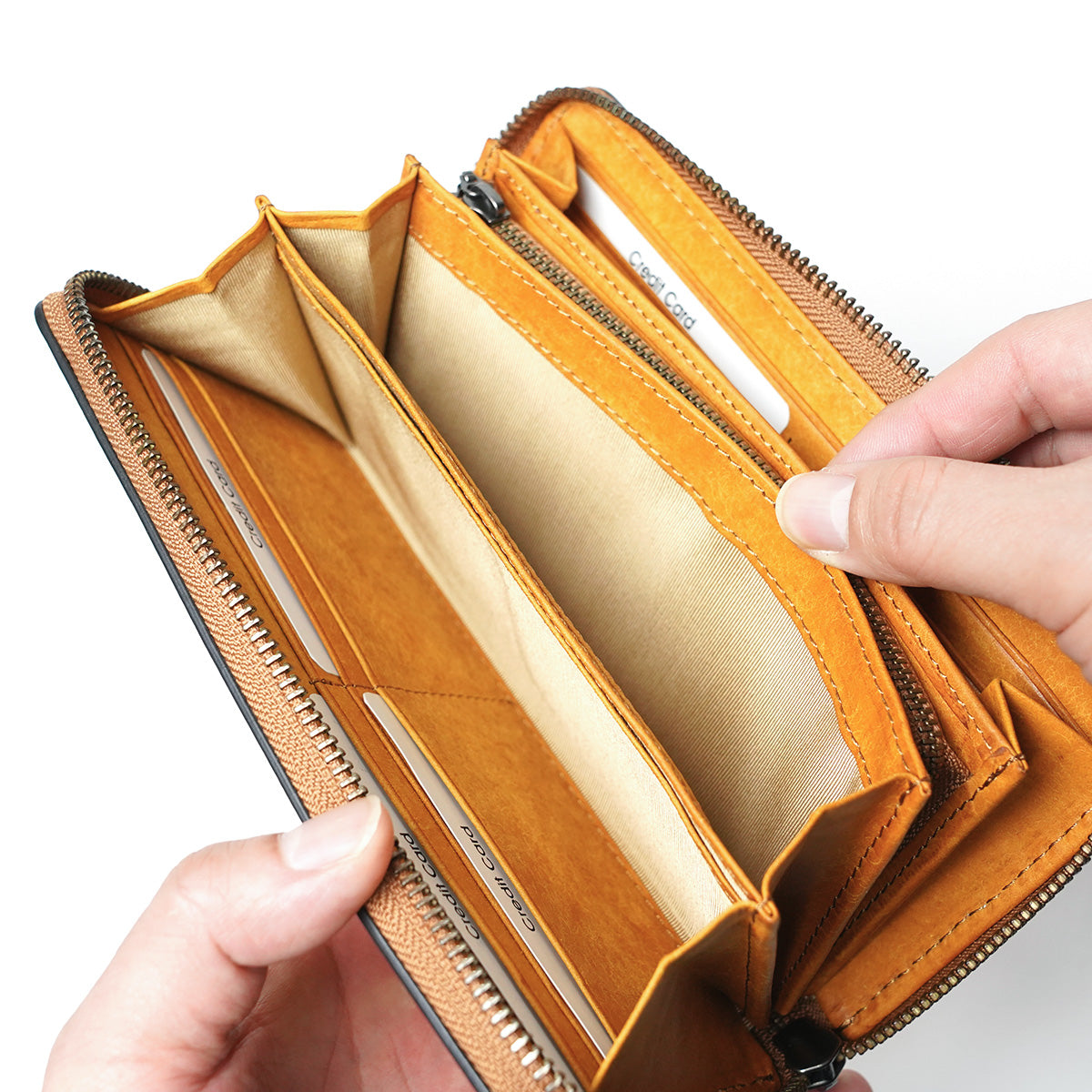 BUONA - Buona - Round Zipper Long Wallet ZYS2400