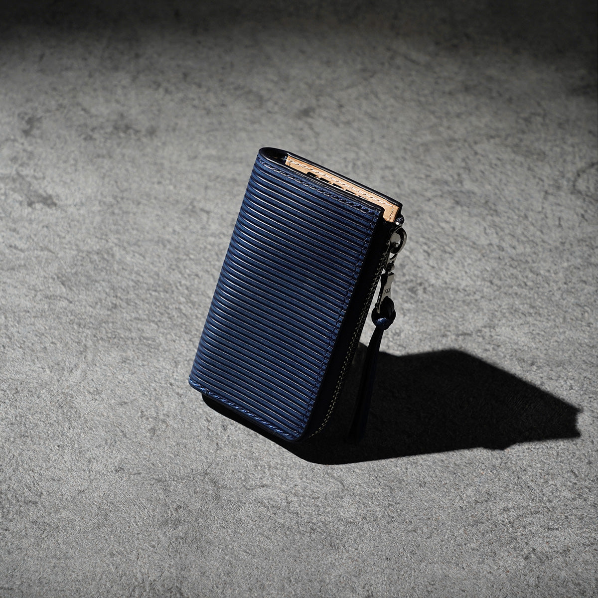 Indigo dyed x straight key case ZYS293