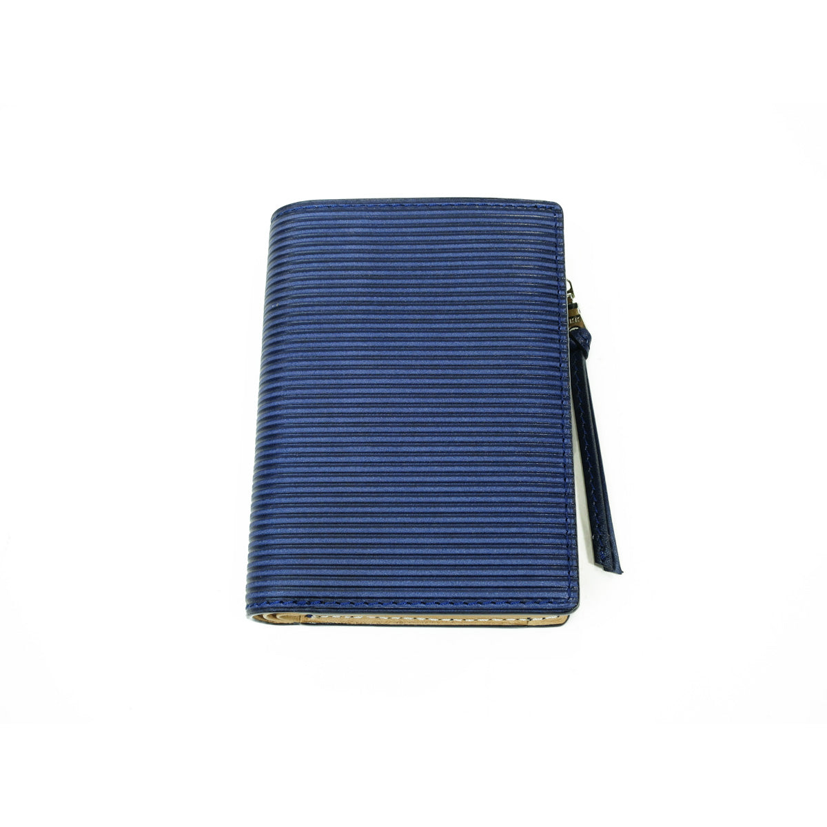 Indigo dyed x straight half wallet ZYS296