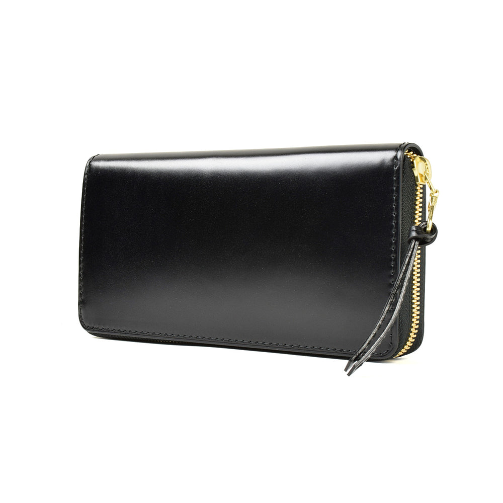 Oil Cordovan Round Zipper Long Wallet ZYS700