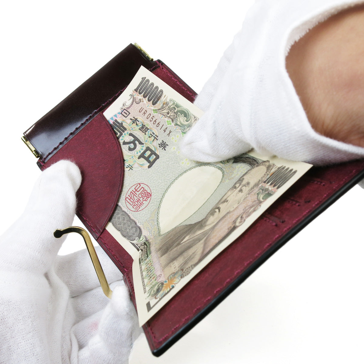 オイルコードバン 札ばさみ ZYS705